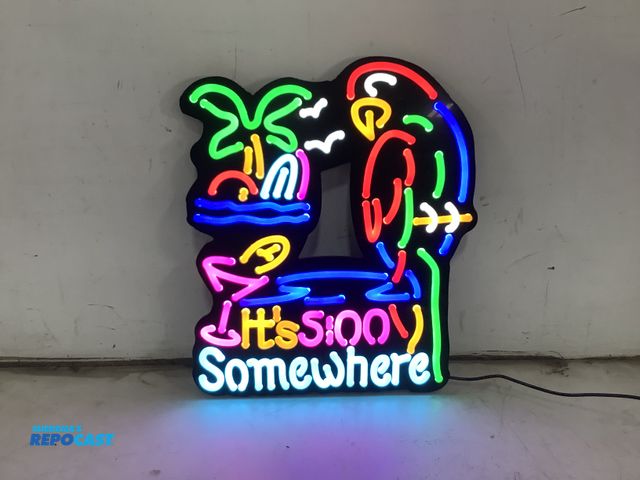 Lot 2-77105 - It’s 5’o clock somewhere neon light