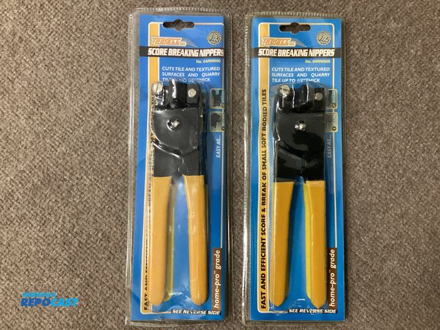 Lot 2-63258 - Two new Troxell Score Breaking Nippers. Cuts tile and textured surfaces and Quarry tile up to 1/2 in...