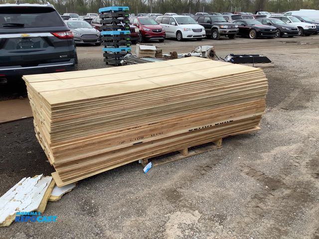 Lot 2-93766 - Approximately 150 Lot of various size pieces of plywood most are approximately 8’ long widths vary