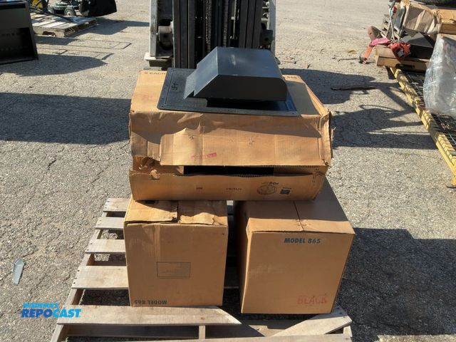 Lot 2-67751 - (3) Boxes of black exhaust roof louvers. 6 per box.