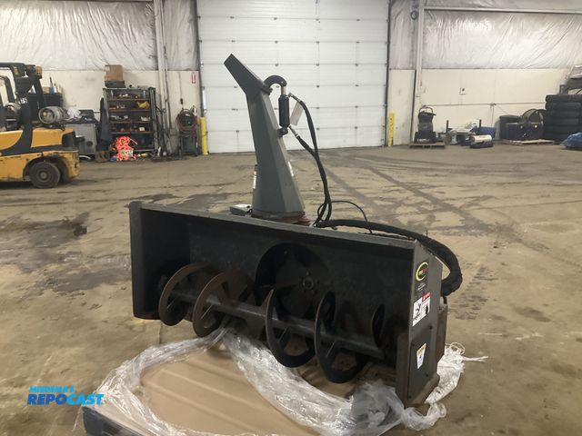 Lot 2-42817 - Quick Attach Attachments Inc 60” snowblower skid steer attachment