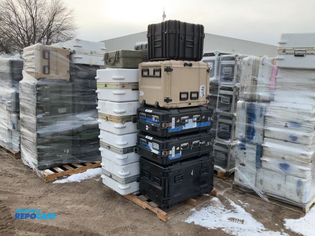 Lot 2-19659 - 15 Military surplus shipping cases