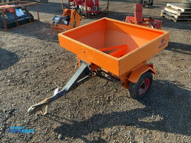 Lot 2-30489 - 2011 Epoke Type ITM35 Tow Behind Drop Salt Spreader, approx. 44"x35" bin, 4.80/4.00-8 tires, ground ...