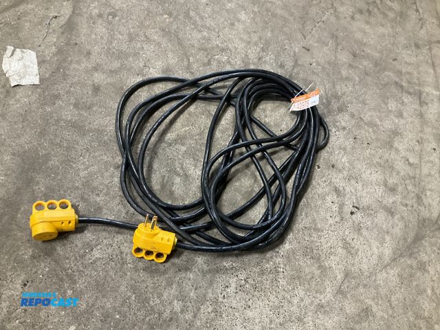 Lot 2-42976 - 50’ welder / plasma cutter extension cord, 10/3 copper wire, 50 amp NEMA 6-50 plug and receptacle