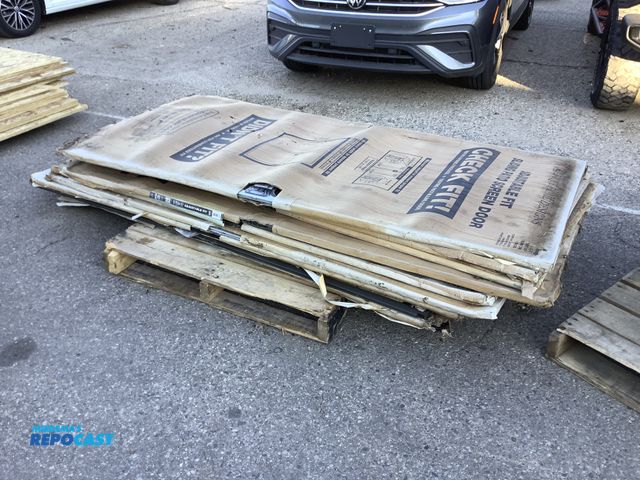 Lot 2-76652 - Skid lot of unique home designs adjustable for sliding patio screen doors