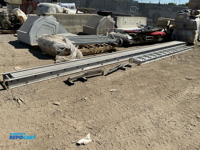 Lot 2-75311 - Lot of (2) Ladders - a 12’ Werner Task-Master Aluminum Plank Ladder model #2412, and a 24’ Werner Ta...