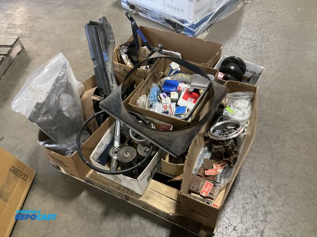 Lot 2-77147 - Skid of Vintage Auto Parts, Many are New Old Stock per Seller