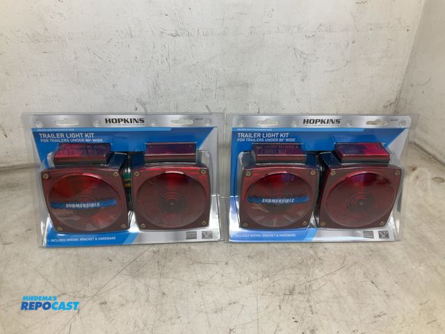 Lot 2-33782 - 2 hopkins #C 3491RC 19" led surface mount stop-tail-turn