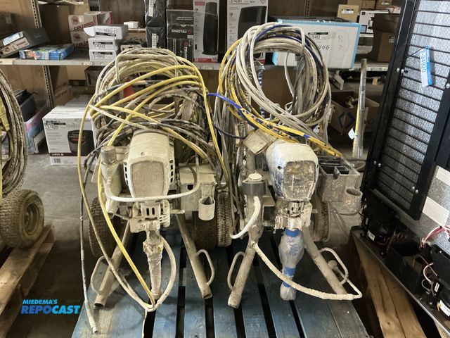 Lot 2-93284 - Lot of (2) Paint Line Striping Machines - unknown make and models