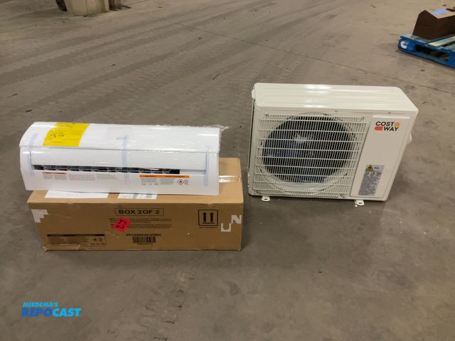 Lot 2-93610 - Costway . Air conditioner  (2) Mini Split Type Room Air Conditioner model #FP10995US-22WH and a Spli...