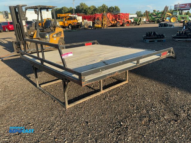Lot 2-21486 - Custom Built Sled Deck for Pickup Truck, 8' Wide x 93" Long Deck Area with Composite Decking, 98" Wi...