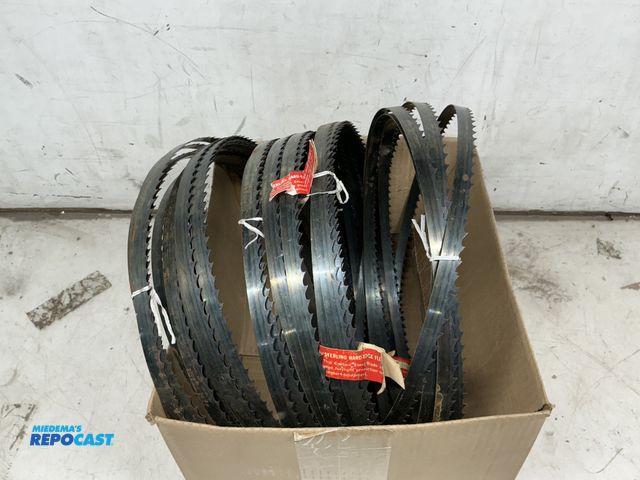 Lot 2-76884 - Diamond Saw Works Lot of (7) sterling hard-edge flex back Bandsaw Blades