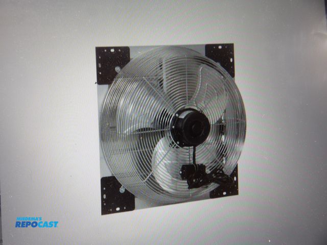 Lot 2-53914 - New Airmaster Fan: Shutter Mount exhaust
Fan, 16" blade I Speed 1/15 HP, 1502 CFm
115 VAC | Phase, 9...