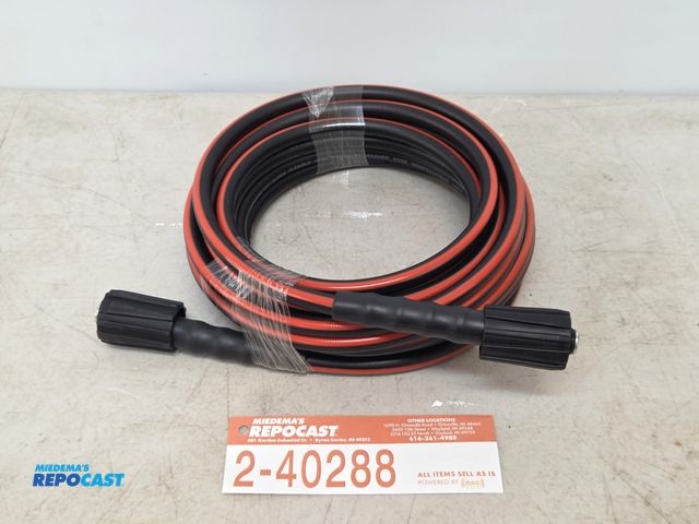 Lot 2-40288 - new 1/4" 3600 PSI pressure washer hose.