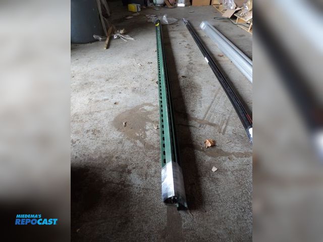 Lot 2-53317 - Lot of (5) new strut channel - slotted steel painted, 12 ga. gauge 10' length, green
