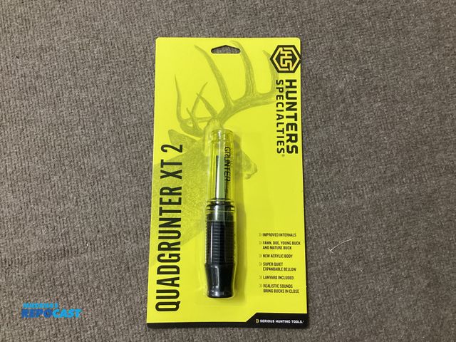 Lot 2-36638 - New QUADGRUNTER XT 2 by Hunters Specialties. Adjustable O-ring allows four calls in one, Fawn, doe, ...