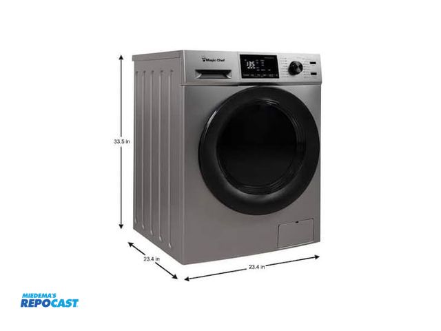 Lot 2-23385 - Magic Chef MCSCWD27S5 24” Combo Washer and Dryer