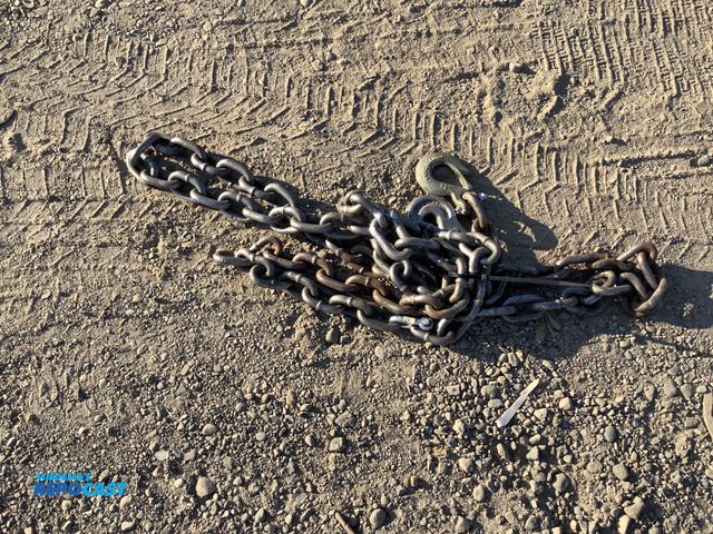 Lot 2-95019 - 3/8 x 10-foot Log Chain with grab &amp; slip hook