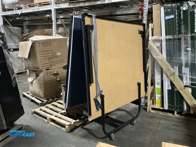 Lot 2-96557 - Wilson fold-up Ping Pong Table with paddles and net