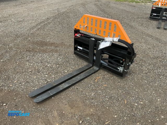 Lot 2-43754 - New Wolverine Fork Positioning Pallet Forks Skid Steer Attachment, Model PFA-11-3300G, 48" Long x 4"...