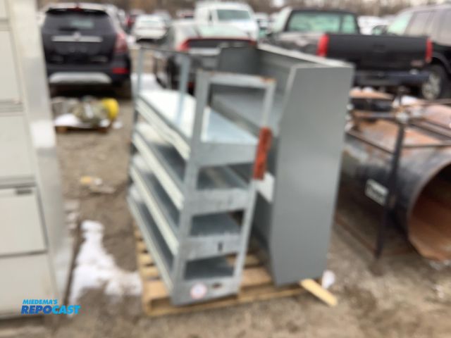 Lot 2-19674 - Lot of (2) Van Shelving Units Including Adrian Steel 42” W x 14” L x 46” T Shelf and Maytag 52” W x ...