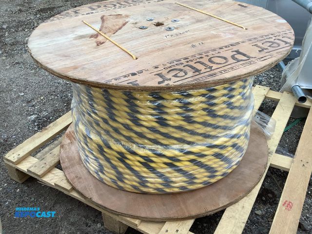 Lot 2-35907 - 1"  1200' YE BLK Polypropylene Rope