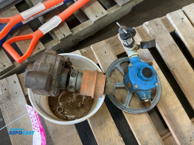 Lot 2-20282 - (2) Used Pumps for Sprayers, one has pulley and turns by hand, other hooks up to PTO and was unable ...