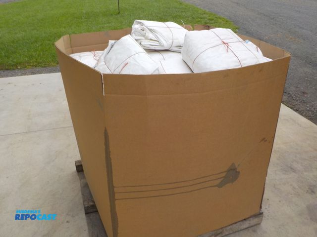Lot 2-23651 - (40) Nylon Bags - 1-1/2ton or 3000lbs w/ corner lifting straps, open top, bottom tie relief, valve, ...