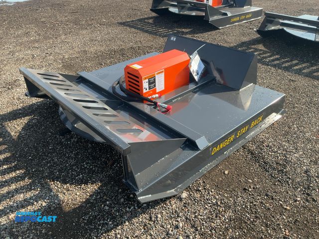 Lot 2-40640 - New Wolverine 72” Brush Cutter Skid Steer Attachment, 15-20 GPM, Universal Quick Attach, 820 lbs, Mo...
