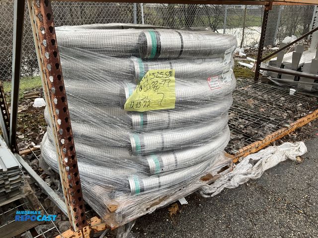 Lot 2-94810 - Skid lot of (7) true-flex 25’ rolls of flex pipe