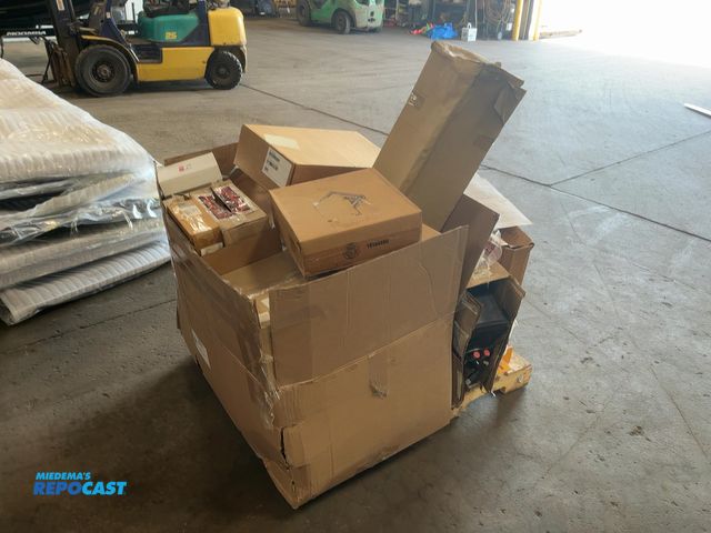 Lot 2-11114 - Skid of Assorted New Parts, mostly International Semi Truck Parts, includes filters, brackets, beari...