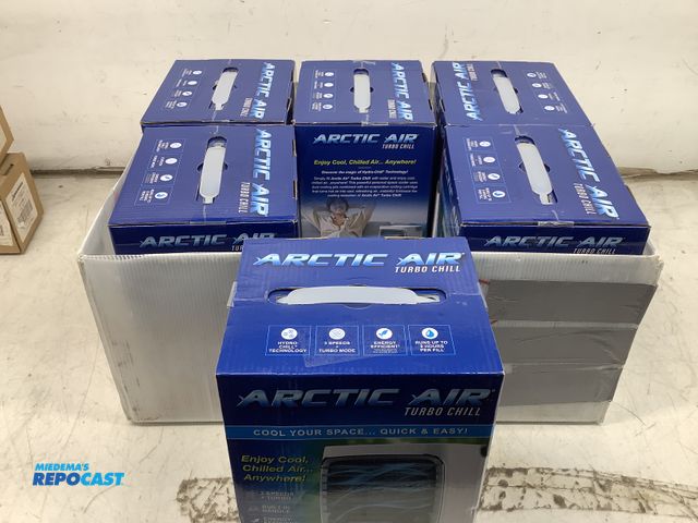 Lot 2-92526 - Lot of (6) Arctic Air Turbo Chill's 3 speeds and turbos built in handle energy efficient runs quiet ...
