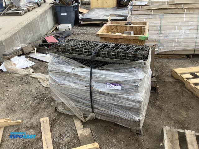 Lot 2-32850 - Skid lot of Pallet rack wire 40” wide