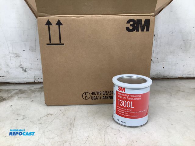 Lot 2-92143 - 4 4 QT/cans 3M neoprene high performance rubber and gasket adhesive yellow