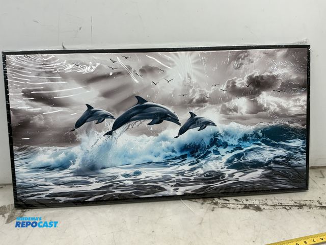 Lot 2-15214 - 1 New Dolphin Ocean Canvas