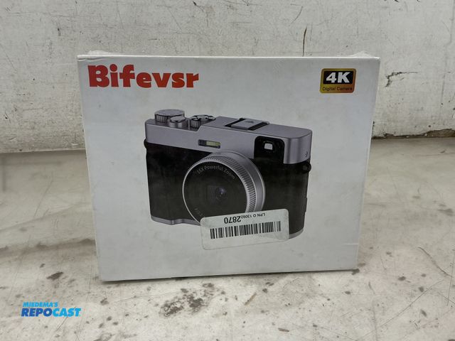 Lot 2-62865 - Bifevsr X003PTTZIR 4k digital camera with 16x zoom fashion