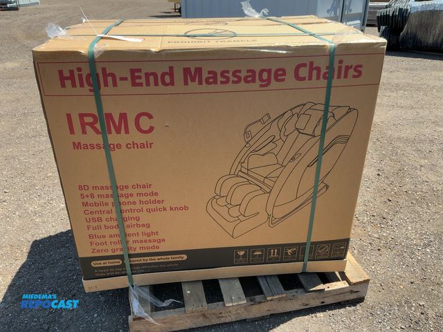 Lot 2-44593 - New SDLANCH IRMC Massage Chair, 5+8 massage mode, mobile phone holder, central control quick knob, U...
