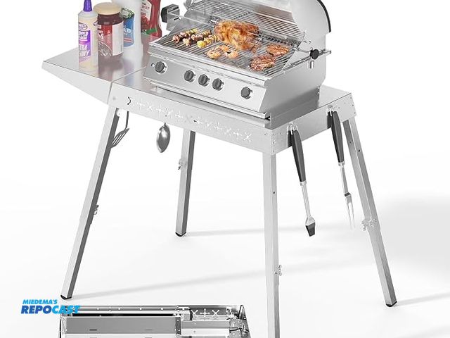 Lot 2-91181 - Outdoor Grill Table - Model#: JZT-24A