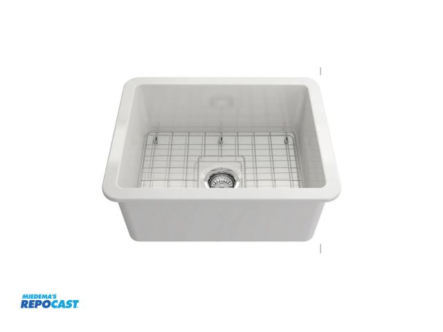 Lot 2-11488 - BOCCHI sotto 18 under Mount Single Bowl Kitchen Sink