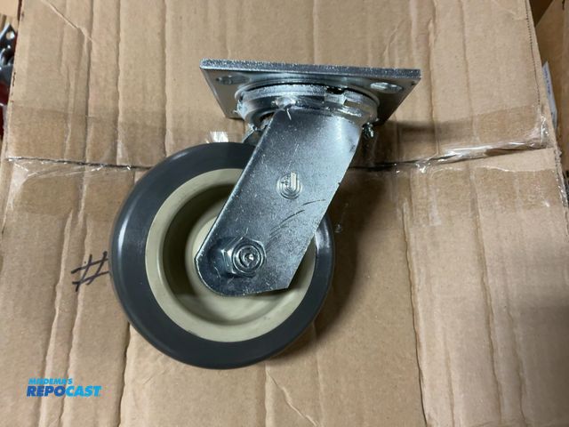 Lot 2-22088 - (8) New Jarvis 5"x2" Swivel Casters, Urethane Wheels, Roller Bearings, 900lb Capacity