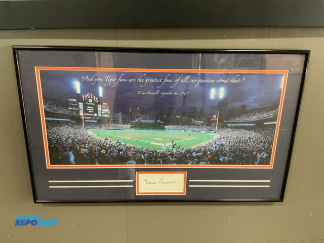 Lot 2-53317 - Framed Ernie Harrell Farewell Autographed Panoramic Picture, 26.125” x 15.75”