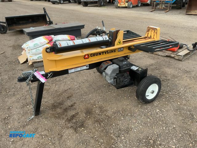 Lot 2-22762 - CountyLine 25 Ton Towable Log Splitter, 25” max log capacity, horizontal or vertical operation, Kohl...