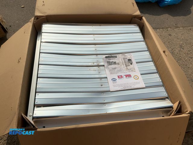 Lot 2-21462 - Unused J&amp;D Manufacturing ES Shutter Fan, shutters are bent, fits 30"x30" opening, 115 volt