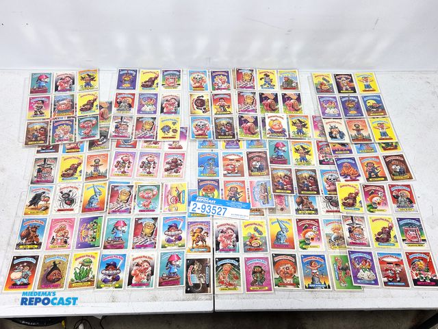 Lot 2-93527 - lot of (135) vintage Garbage Pail Kids cards.