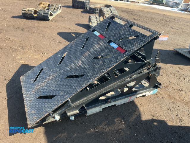 Lot 2-42841 - (2) Ironbull Equipment Trailer Ramps, 40” wide x 66” long, flat area measures 69” long, approx. 16” ...