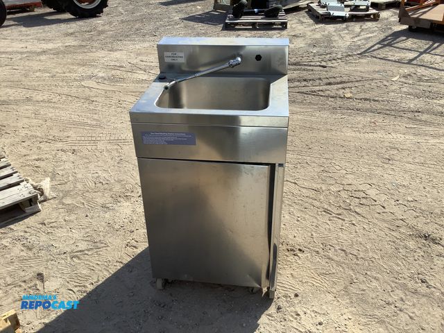 Lot 2-76333 - Easy hardware Model hybrid 864 hand washing station (on wheels), 21.5”x21.5”x40”H
