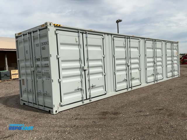 Lot 2-21912 - 2026 40’L x 8’W x 9’ 6”T High Cube Shipping/Ground Container, swing doors on one end and four sets o...