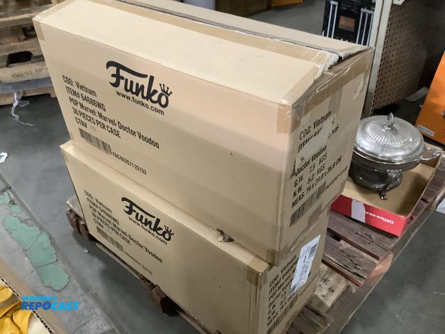 Lot 2-35564 - Lot of (1) boxes with 36 marvel pop funko doctor voodoo dolls in each box
