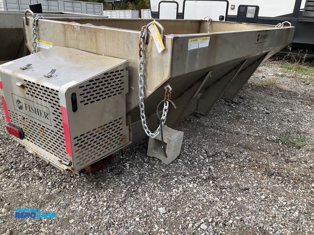 Lot 2-50584 - 8’ Fisher 3yd. Salt Spreader (Working Condition Unknown)