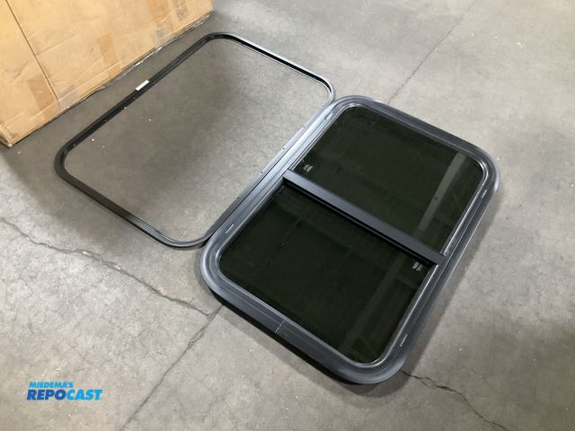 Lot 2-96276 - RV window teardrop 30” W x 24” H with trim